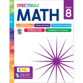 Spectrum Spectrum Math Workbook, Grade 8, (Paperback)