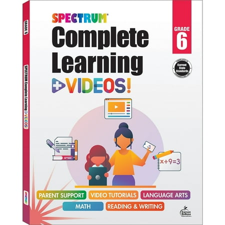 Spectrum Spectrum Paperback Workbook Complete Learning + Videos (705431)