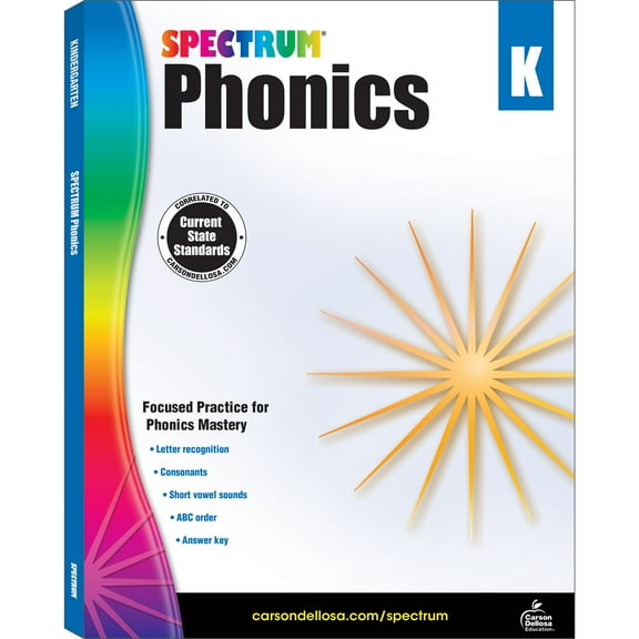 Spectrum Spectrum Phonics, Grade K: Volume 90, (Paperback)