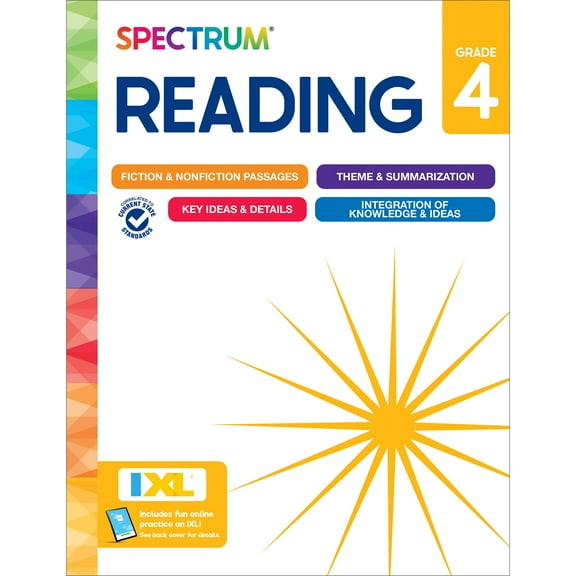 Spectrum Spectrum Reading Workbook, Grade 4, (Paperback)