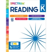 Spectrum Reading Workbook 192 pages Grade K