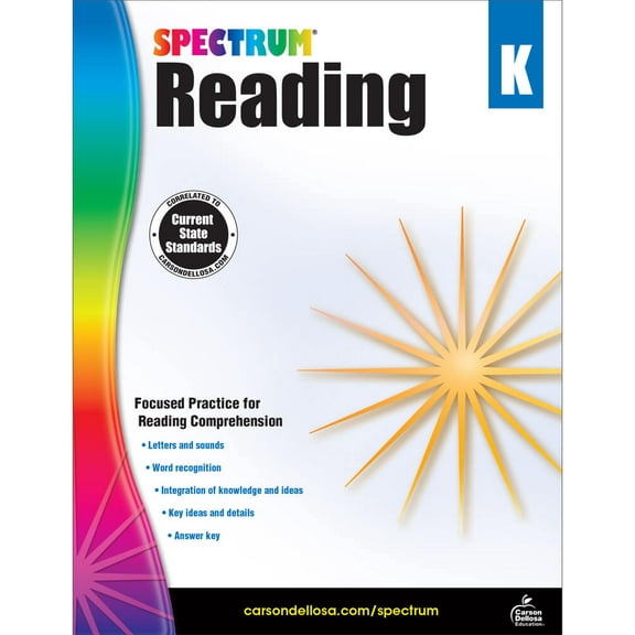 Spectrum Spectrum Reading Workbook, Grade K: Volume 19, (Paperback)