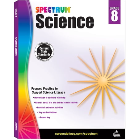 Spectrum Science Workbook (176 pages) Grade 8