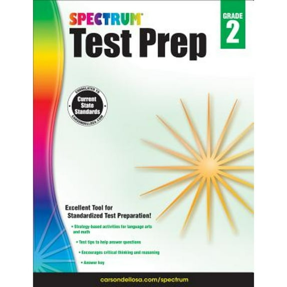 Pre-Owned Spectrum Test Prep, Grade 2 (Paperback) 1483813738 9781483813738