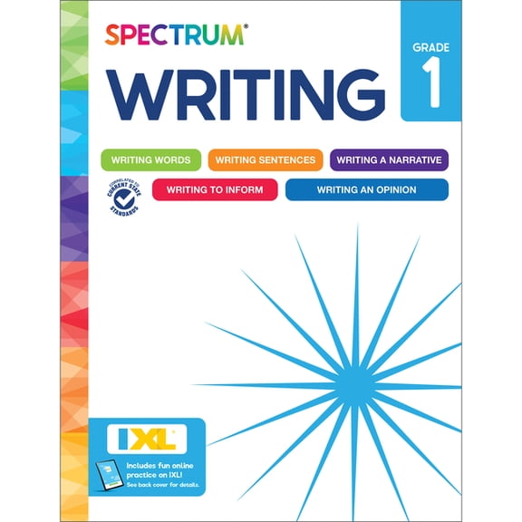 Spectrum Spectrum Writing Workbook, Grade 1, (Paperback)