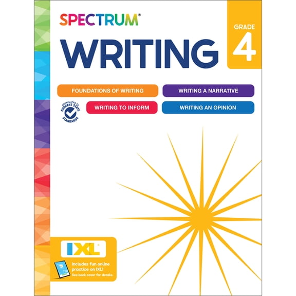 Spectrum Spectrum Writing Workbook, Grade 4, (Paperback)
