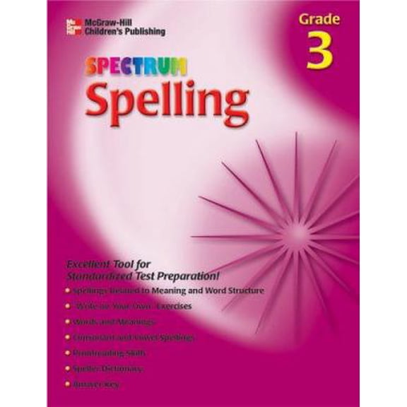 Pre-Owned Spectrum Spelling, Grade 3 (Paperback) 1561899232 9781561899234