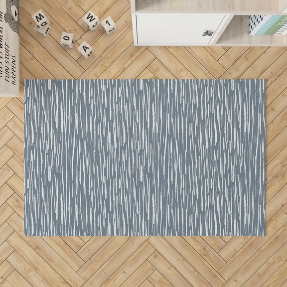 Spectrum Strands Blue Kids Play Mat