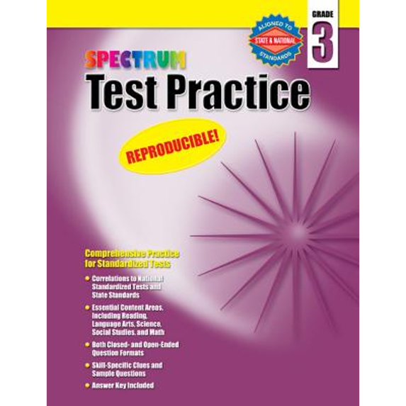 Pre-Owned Spectrum Test Practice, Grade 3 (Paperback) 157768723X 9781577687238