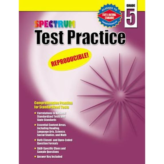 Pre-Owned Test Practice, Grade 5 (Paperback) 1577689755 9781577689751