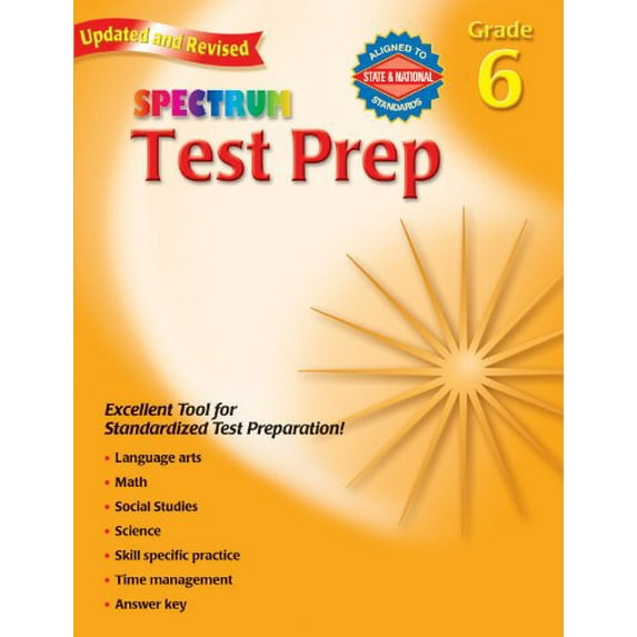 Pre-Owned Spectrum Test Prep Grade 6 Paperback