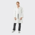 thumbnail image 1 of Spectrum Uniforms Twill Finish Lab coat 40-Inch Unisex SILVADUR Technology Soft Fabric Ideal for Men and Women at Hospital Workspace, Medical Practice, and Professionals, 1 of 4