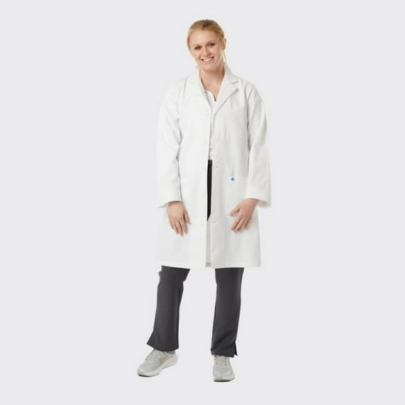 Spectrum Uniforms Twill Finish Lab coat 40-Inch Unisex SILVADUR Technology Soft Fabric Ideal for Men and Women at Hospital Workspace, Medical Practice, and Professionals