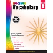 Spectrum Vocabulary Grade 6 704613