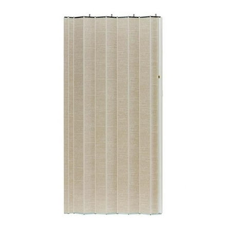 Spectrum Woodshire Accordion Folding Door Fits 36"wide x 96"high Solid Core Vinyl Laminated MDF Chalk Color