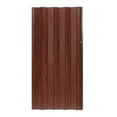 thumbnail image 1 of Spectrum Woodshire Folding Door 36"wide x 96"high Solid Core Vinyl Laminated MDF Mahogany color, 1 of 4