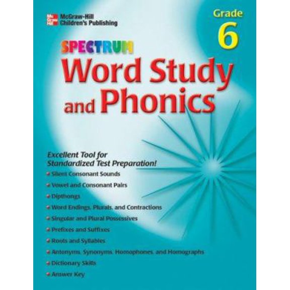 Pre-Owned Spectrum Word Study and Phonics, Grade 6 (Paperback) 1561899461 9781561899463