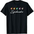 thumbnail image 1 of Speducator SPED Teacher Special Education Squad Retro Heart T-Shirt, 1 of 4