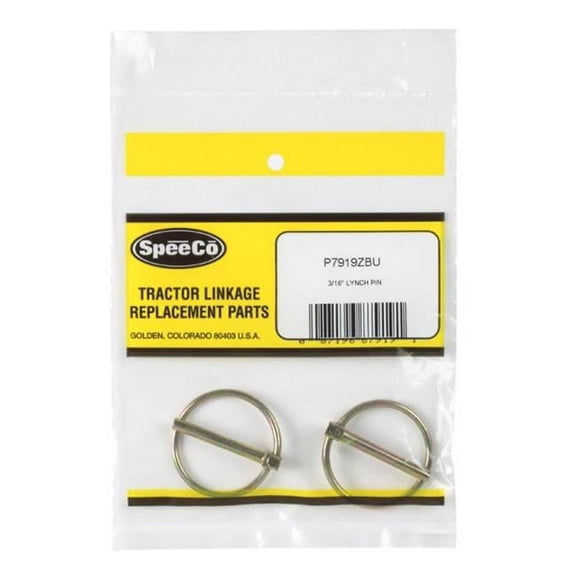 Koch 3/16 In. x 1 In. x 1-3/8 In. Lynch Pin (2-Pack) 4020311