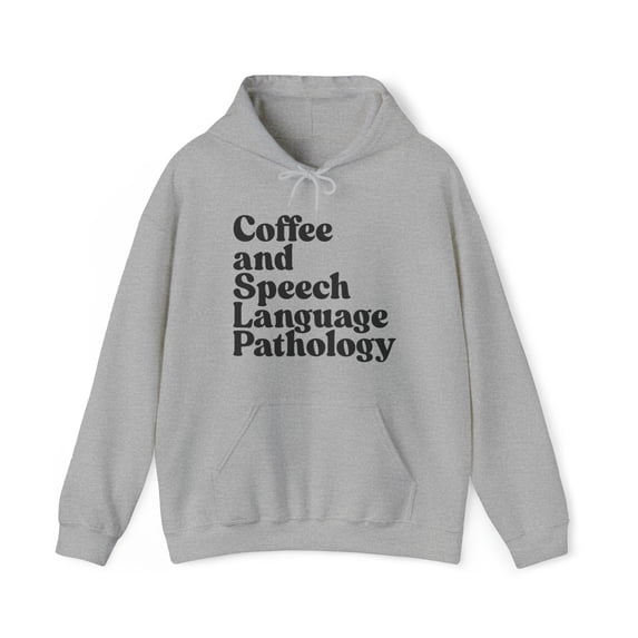 Speech Language Pathologist SLP 1970s 70s Hoodie, Gifts, Hooded Sweatshirt