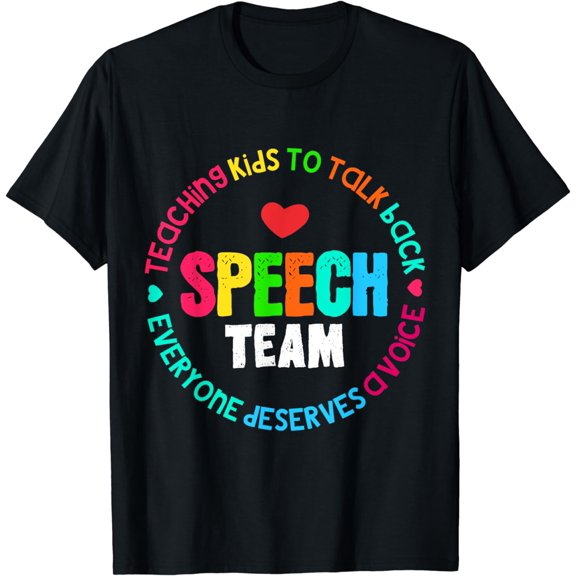 Speech Language Pathologist Speech TEAM Therapy SLP SQUAD T-Shirt