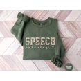 thumbnail image 1 of Speech Language Pathologist Sweatshirt Floral Speech Pathologist Sweatshirt Speech Pathology Sweater Speech Therapy Shirt Slp Shirt Slpa Sweatshirt All Size S-5XL, 1 of 5