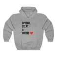 thumbnail image 1 of Speech, OT, PT & Coffee - Women's Hoodie (multiple colors available), 1 of 1