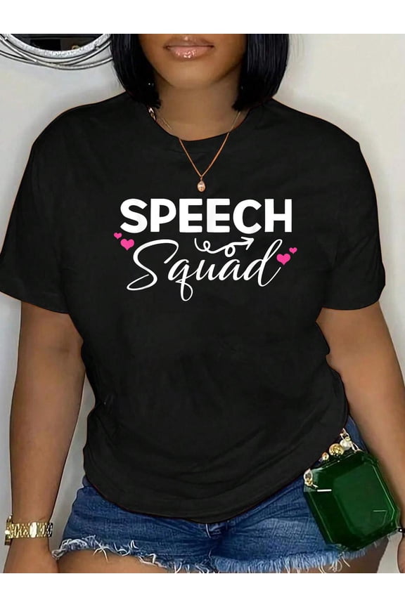 Speech Pathology Assistant Squad SLP Speech Therapist T-Shirt