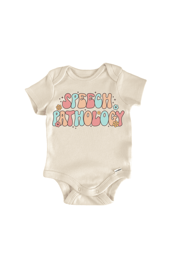 Speech Pathology Therapy Newborn Baby Bodysuit