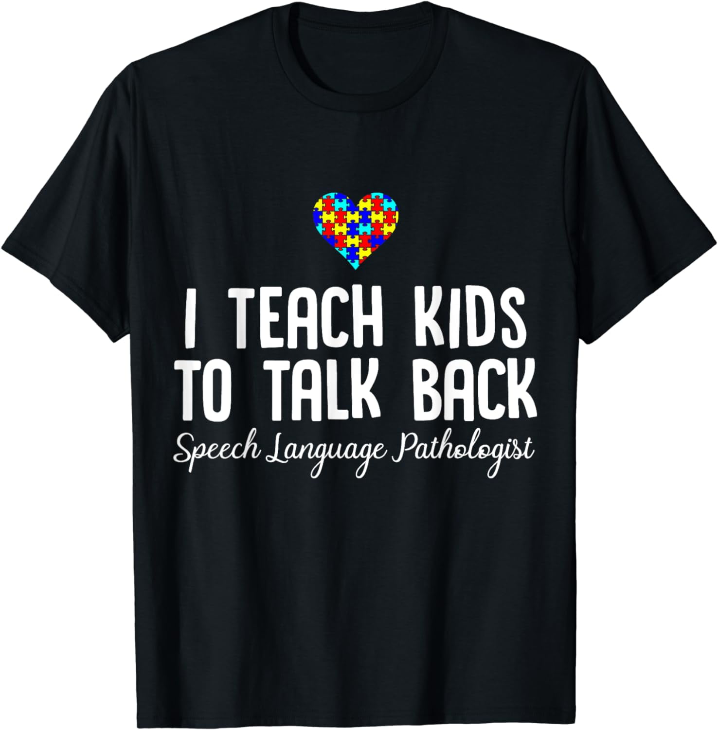 Speech Pathology Therapy Talk Autism Awareness Month TShirt - Walmart.com