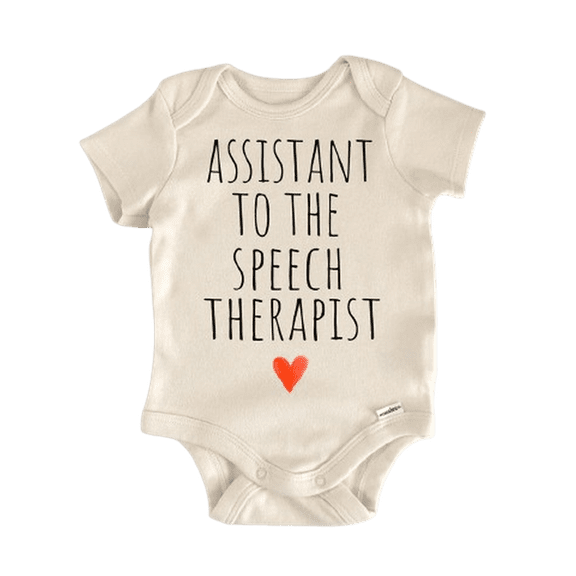 Speech Slp Therapy Newborn Baby Bodysuit