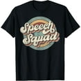 thumbnail image 1 of Speech Squad Speech Therapy Crew Hello Back To School Team T-Shirt, 1 of 4