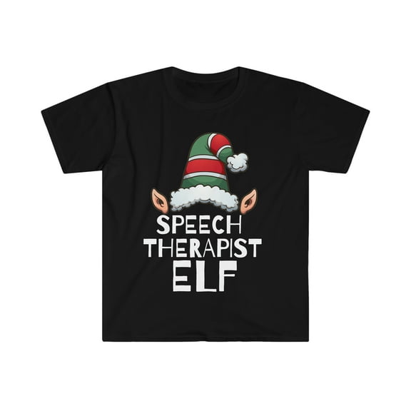 Speech Therapist Elf Christmas Holidays Xmas Elves