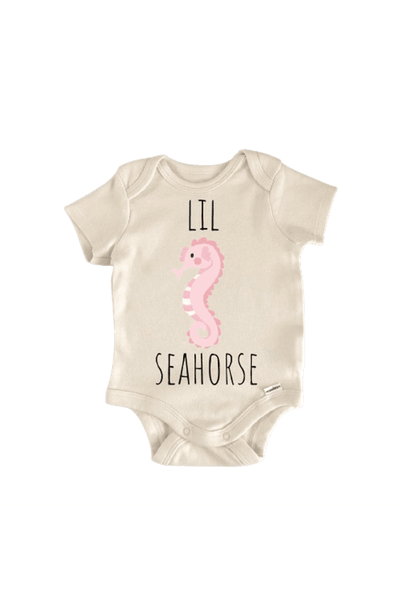 Seahorse Sea Horse Ocean Newborn Baby Bodysuit