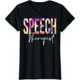 thumbnail image 1 of Speech Therapist Tie Dye Back To School appreciation T-Shirt, 1 of 3