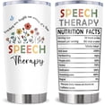 thumbnail image 1 of Speech Therapy Gifts Tumbler 20oz SLP Gifts for Speech Therapists Appreciation Ideas for Women Unique Speech Language Pathologist Gifts Stylish and Functional, 1 of 6