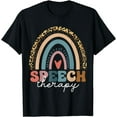 thumbnail image 1 of Speech Therapy Rainbow SLP Speech Pathologist T-Shirt, 1 of 4
