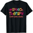 thumbnail image 1 of Speech Therapy - Speech Language Pathologist Outfit SLP Gift T-Shirt, 1 of 4