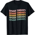 thumbnail image 1 of Speech Therapy Speech Language Pathologist SLP Team Women T-Shirt, 1 of 3