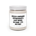 thumbnail image 1 of Speech language pathologist SLP Graduation Candle, Gifts, Decor, 1 of 4