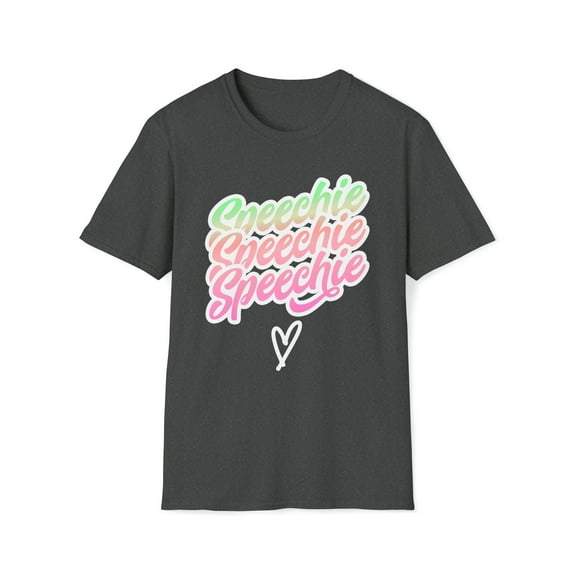 Speechie, Gildan Unisex Softstyle Shirt, Speech Therapy Graphic Tee, S-3XL