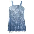 thumbnail image 1 of Speechless Girls' Sleeveless Sequin Party Dress, Navy, 16, 1 of 2