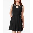 thumbnail image 1 of Speechless Juniors Cutout A Line Dress Black XL, 1 of 1