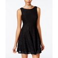 thumbnail image 1 of Speechless Juniors Glittered Lace Dress Black 1, 1 of 1