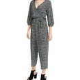 thumbnail image 1 of Speechless Womens 2-Tone Jumpsuit, Black, XX-Small, 1 of 1
