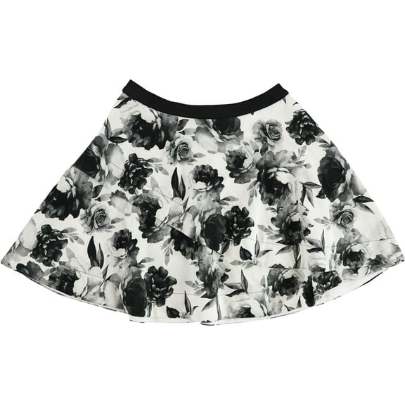 Speechless Womens Scalloped Flared Skirt, Multicoloured, Juniors, 9