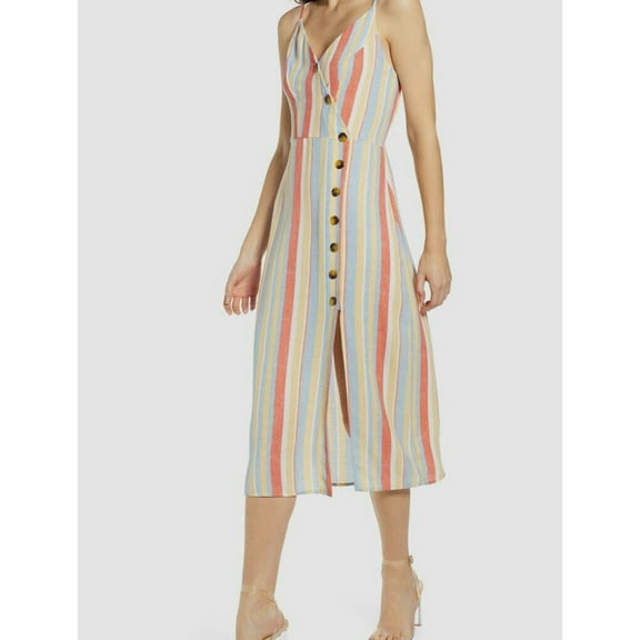 Speechless Womens Stripe Shift Dress, Multicoloured, XX-Small