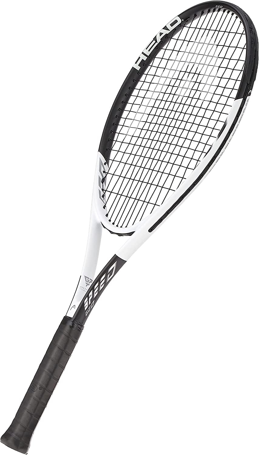 Speed Adult Tennis Racket - Pre-Strung Light Balance 27.5 Inch Racquet