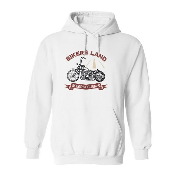 Speed And Courage Hoodie Men -Image by Shutterstock, Male Large