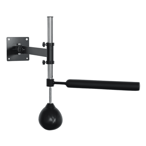 Speed Bag Boxing Wall Mount - Adjustable Height Fast Reflexes Punching Bag for MMA, Martial Arts Training - 9" Speedball, Heavy Duty Steel